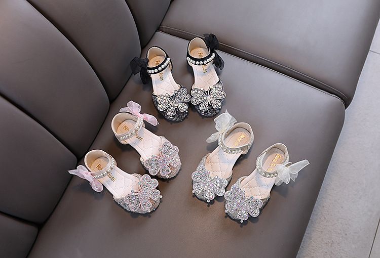 Neue Stil Damen Baby Mädchen Mädchen Prinzessin Diamant Einzelnen Schuhe Leder Schuhe Dance Performance Schuhe_voghion.com