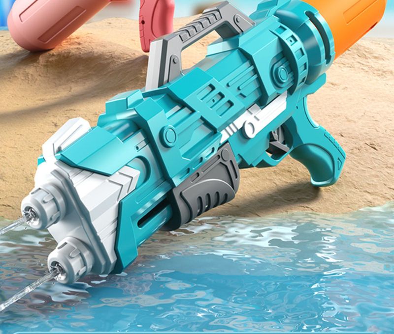 Pistola ad acqua giocattolo per bambini, grande, estraibile, di grande capacità, per spruzzi d'acqua da spiaggia, per combattere con l'acqua, per esterni_voghion.com