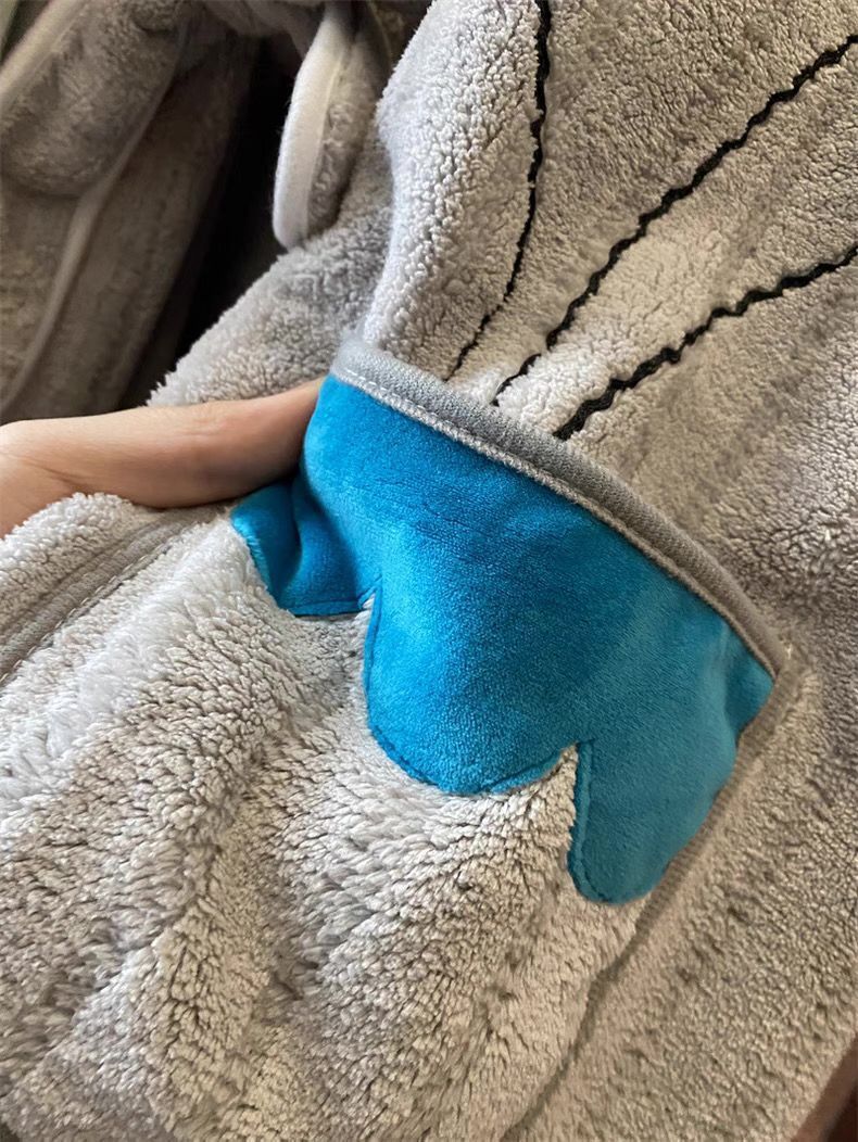 Szlafrok dla dorosłych typu wrap-style, damski, jesień/zima, nowy, o doskonałej chłonności_voghion.com