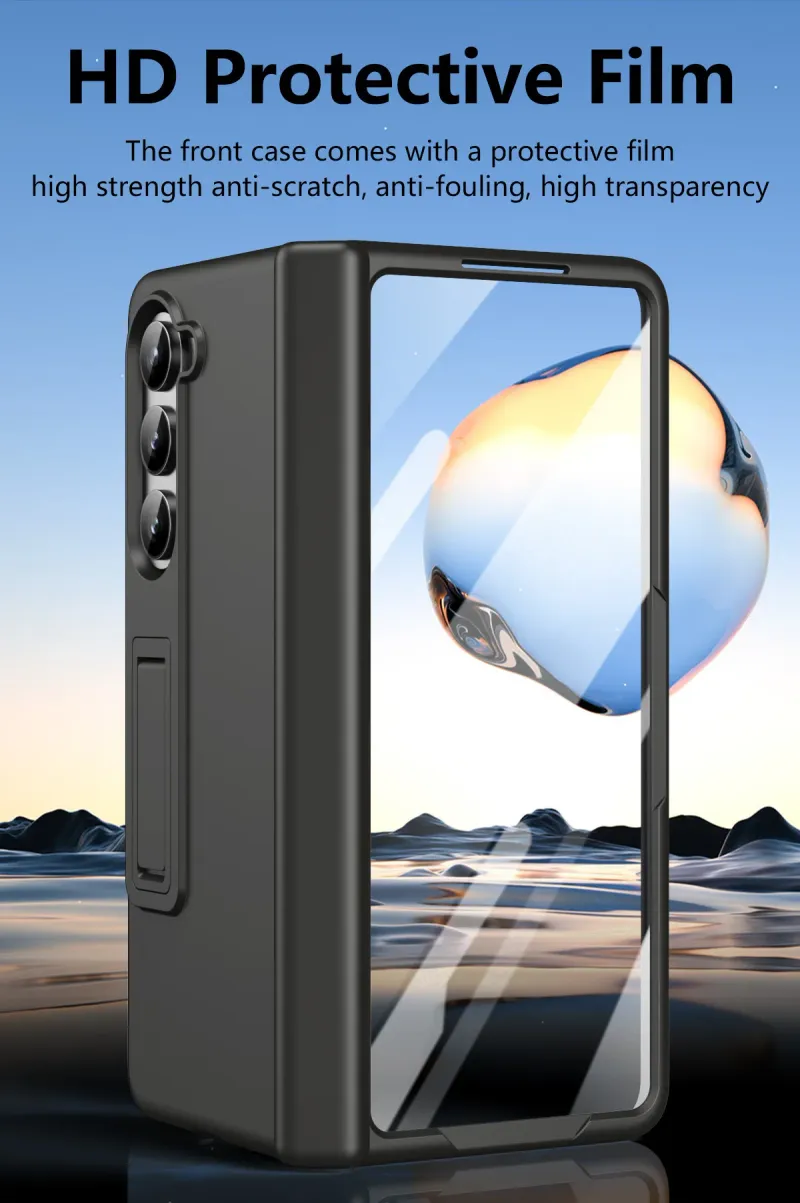 Spring Hinge Shift Bracket For Samsung Galaxy Z 5 4 3 Case Shell Film All-Inclusive Fold Phone Protective Cover_voghion.com