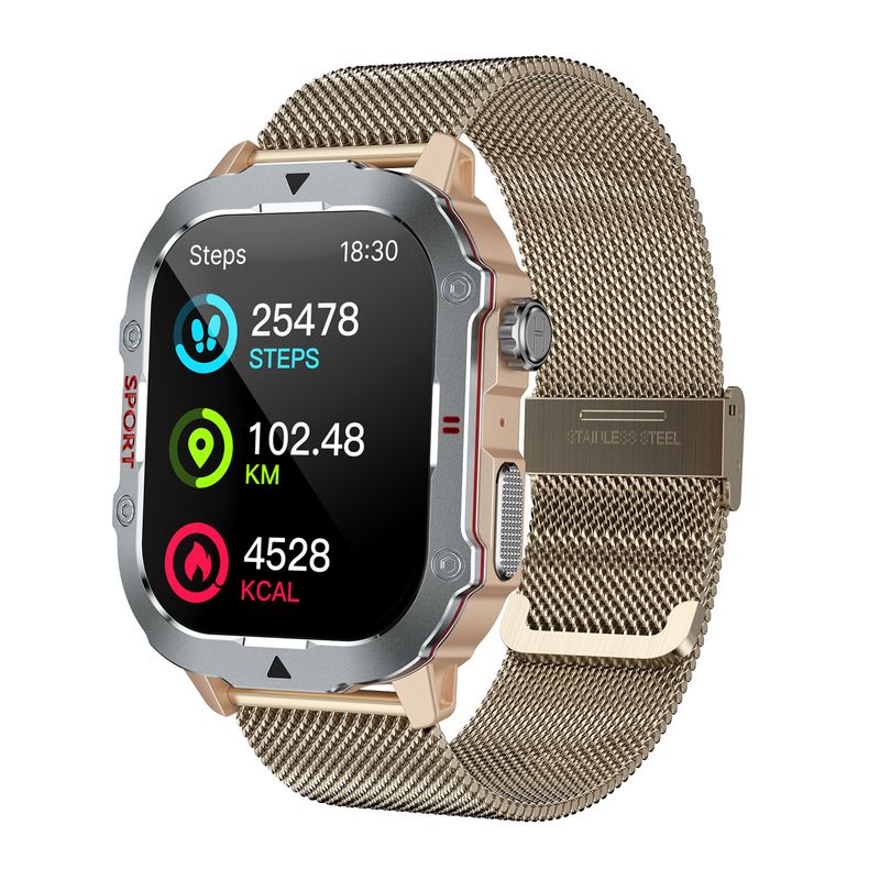Nouvelle montre de sport connectée QX11 Smart Three-proof Outdoor avec Bluetooth, appels, fréquence cardiaque et pression artérielle C40PROC50PRO, sans latence_voghion.com