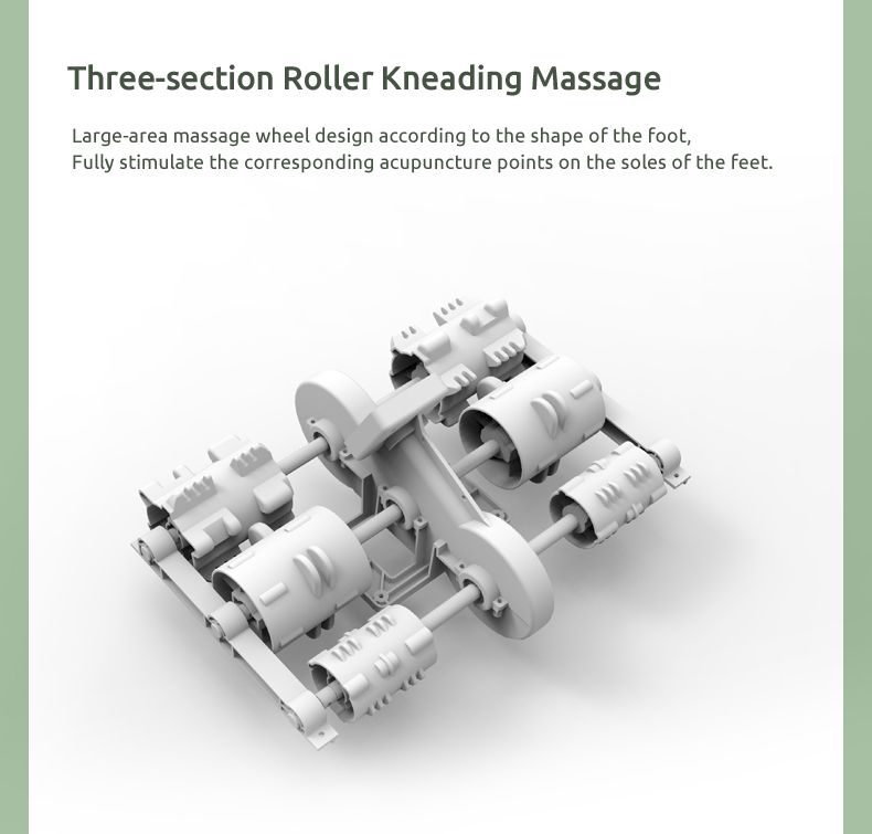 MARESE Elettrico Calnd Massaggio ai Piedi Hine Vibrazione Shiatsu Aria Compressione Calore Rolg Impastamento Gambe Massaggiatore di Bellezza K16_voghion.com