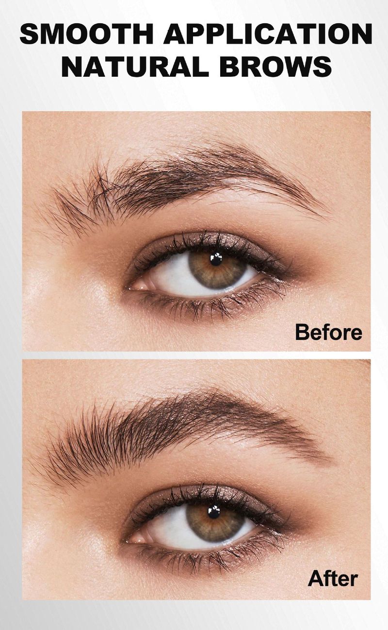 HANDAIYAN Double-Ended Eyebrow Pencil - Ultra-Fine Machete, Waterproof, Smudge-Proof, With Spiral Brush_voghion.com