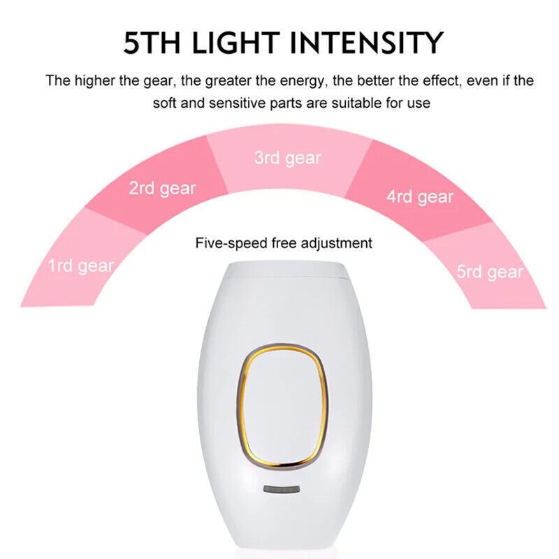 Haarentfernungsgerät IPL Permanent Schmerzlos 500.000 Blitze Epilierer Körper Gesicht_voghion.com