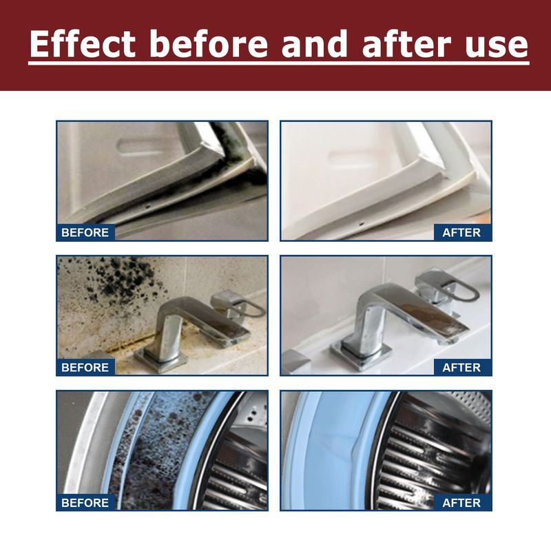 Reinigungsspray zur Schimmelentfernung, Decken-, Badezimmerfliesen- und Wandreinigung mit mehreren Effekten, Dekontaminations- und Schimmelentfernungsspray_voghion.com