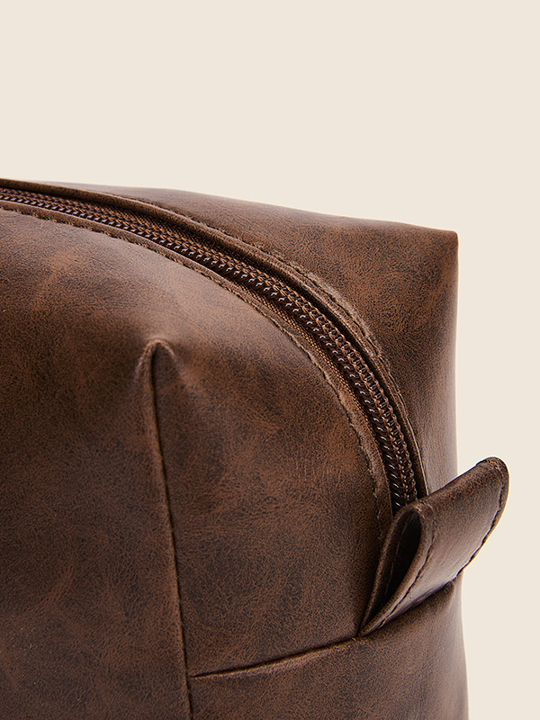 Europäische und amerikanische Mode, minimalistische und vielseitige Retro-Handarbeit, weiche Handtasche auf pflanzlicher Basis, Kulturbeutel, Damen-Make-up-Tasche, kreative Tasche_voghion.com