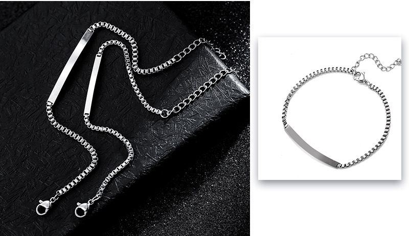 Hot Selg Titanium Steel Non Fading Jewelry, High-end And Niche, Suitable For Engraving Characters, Couple's Hand_voghion.com