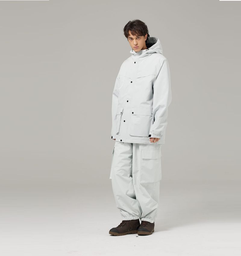 001 Ski Suit Double Board Snowboard Skiing Outdoor Fat Plus Size Men And Women Same Style_voghion.com