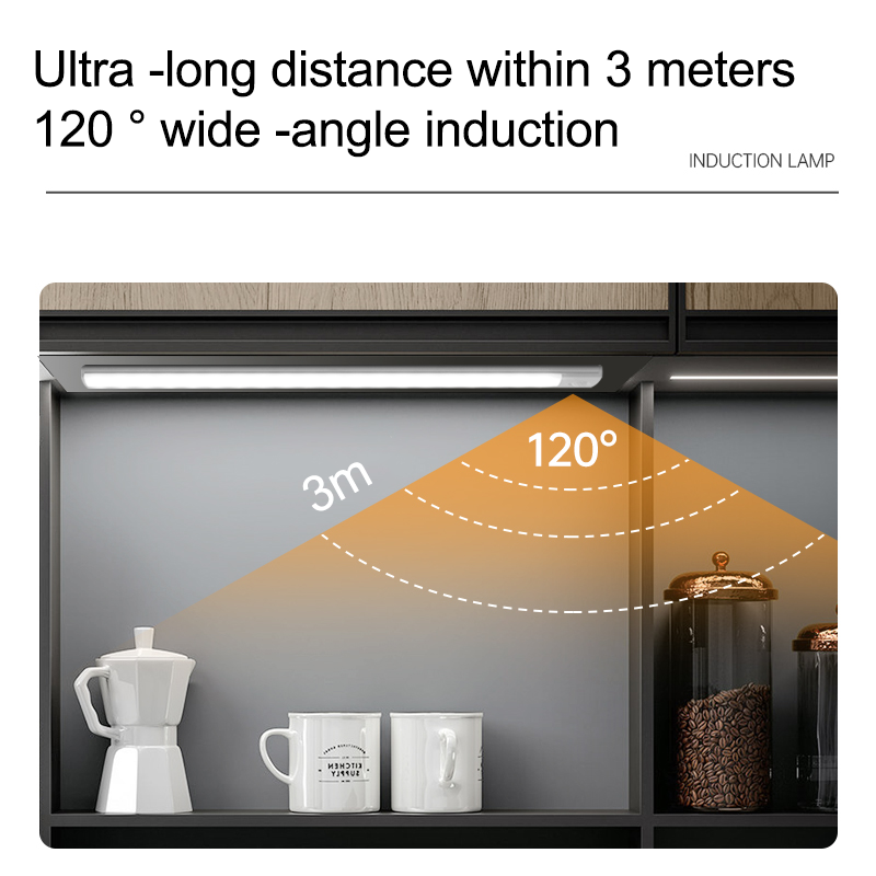 10/20/30/40/60CM Night USB Rechargeable Motion Sensor Light Wireless Led Lamp For Kitchen Cabinet Bedroom Wardrobe_voghion.com