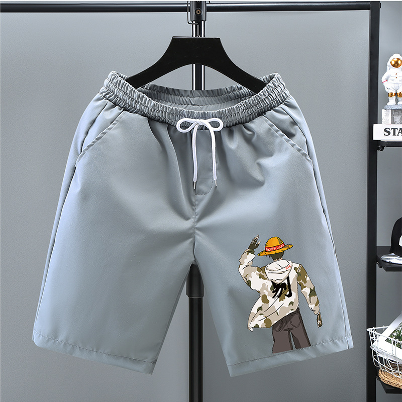 Sommer Piratenkönig Sport Shorts Herren große lockere schnell trocknende lässige 5-Punkt-Hose Basketballhose Strandhose_voghion.com