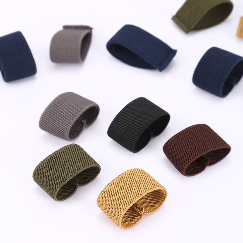 Simple Belt Elastic Ring, Pants Belt, Tail Clip, Webbing Accessories, Nylon Belt_voghion.com