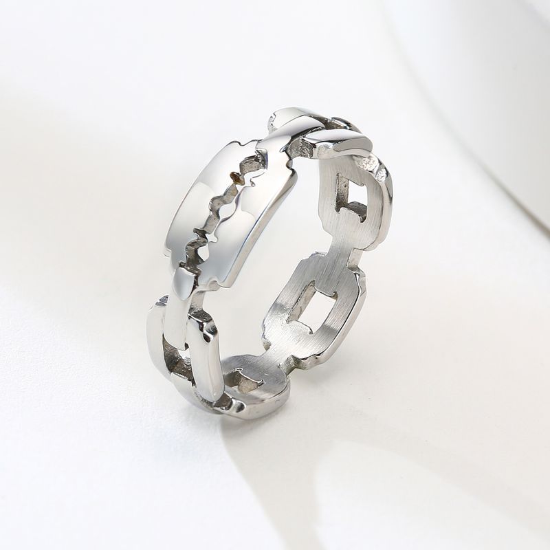Hot Sales Hot Sales Unique Men Ring, Razor Ring. Stainless Steel Unisex Blade Ring Jewelry for Men's Women's_voghion.com