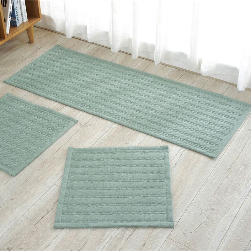 Casa e Jardim Almofadas de sofá de algodão listrado de cor sólida nórdica para todas as estações Almofadas universais antiderrapantes para janelas salientes Almofadas para capa de sofá Toalha de sofá_voghion.com