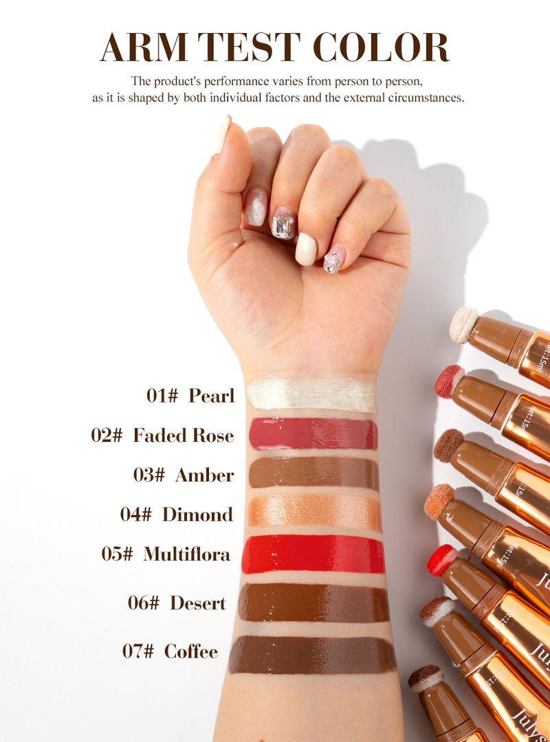 Rouge Gesicht Matt Einfach zu Färben Rouge Blush Flüssig Highlighter Fein Schimmer Kontur Aufhellende Kontur 3 Sets_voghion.com