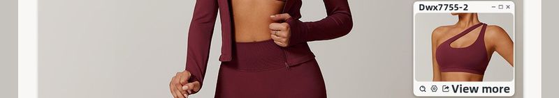 Conjunto de ioga Zechuang sem costura com gola alta, zíper, proteção contra vento, ajuste justo, blusa quente para corrida e esportes 7755_voghion.com