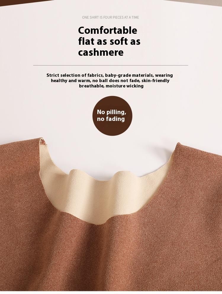 Set di pantaloni caldi in velluto per donne incinte, top autunnali e invernali, vestiti per l'allattamento e il parto, biancheria intima protettiva per la pancia_voghion.com