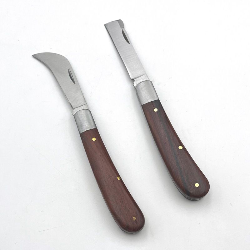 Outdoor Mushroom Folding Portable Multi-Functional Tool Dual-Use Grafting Curved Blade Double-Edged Sharp Electrician_voghion.com