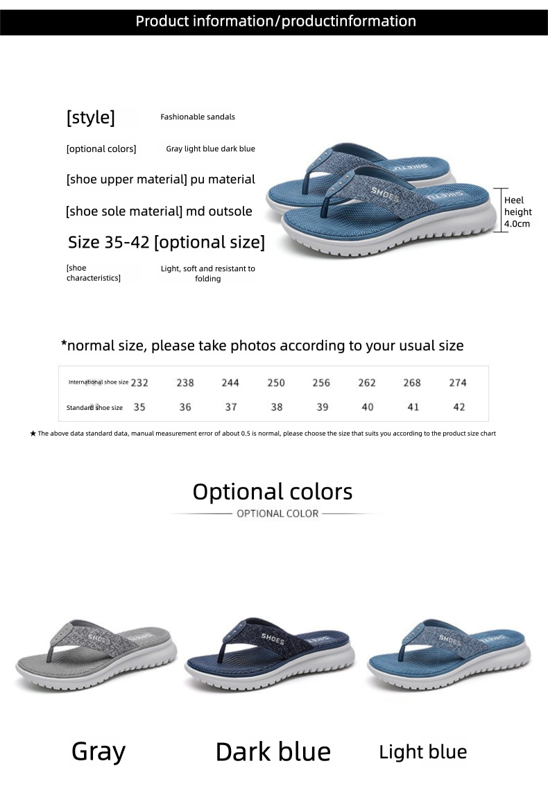 2025 Summer New Women's Simple Flip-Flops Sports Wedge Casual Large Size Slippers_voghion.com