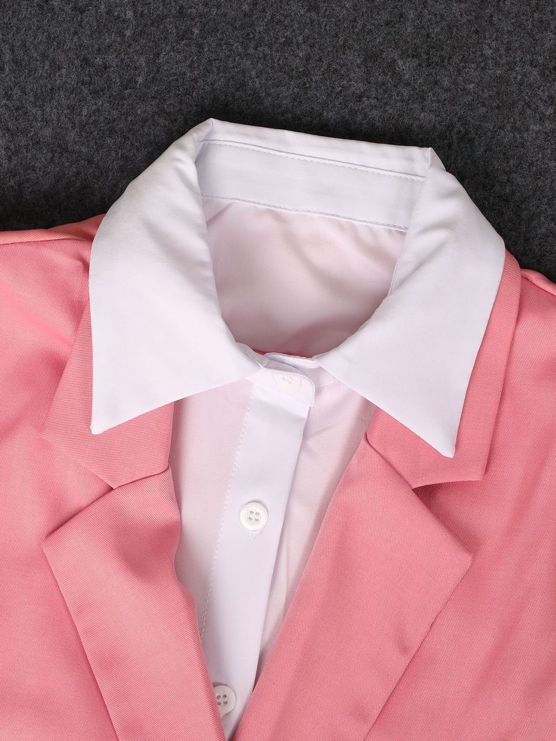 K Women's Suit Short Skirt Two-piece Set With Pleated Skirt Jacket_voghion.com