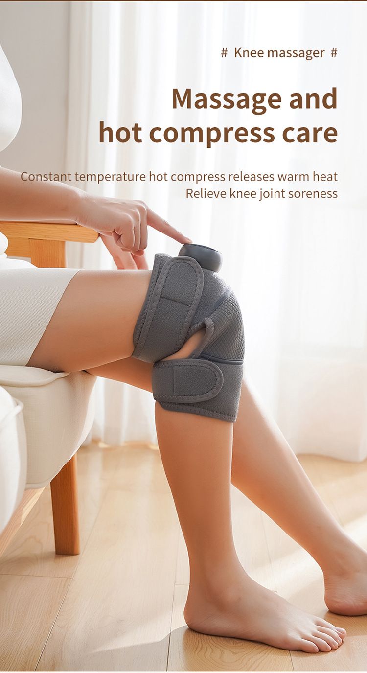 Cuscinetti riscaldanti elettrici, massaggiatori autoriscaldanti, gambe calde e fredde, articolazioni del ginocchio, impacchi caldi, moxibustione, massaggio vibrante_voghion.com