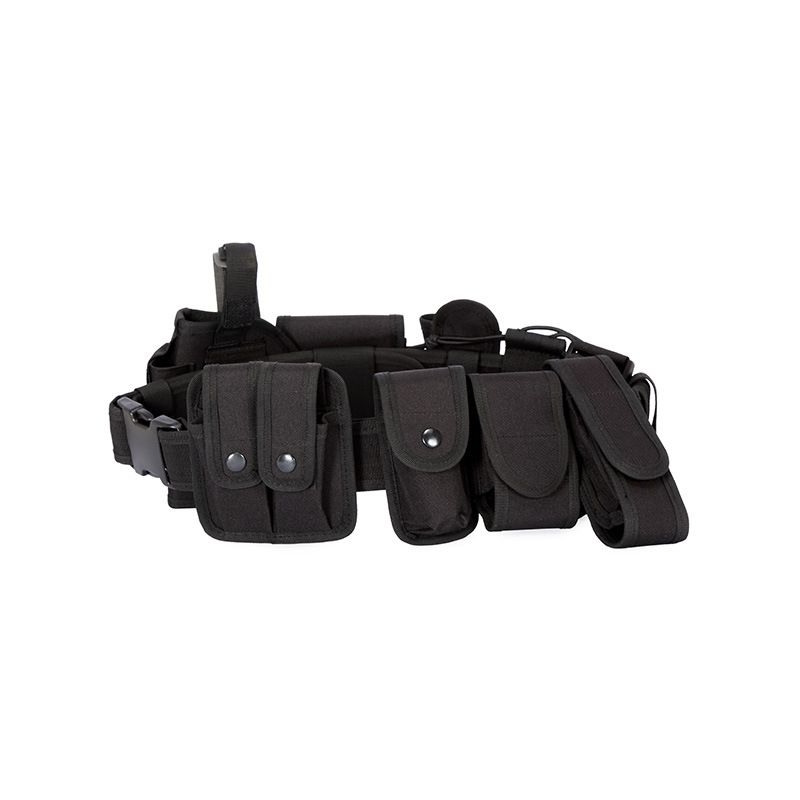 Taktische Dienstausrüstung, Mobilität im Freien, Sicherheitskontrollgürtel mit mehreren Taschen, zehnteiliges Waffentaschen-Gürtelset_voghion.com