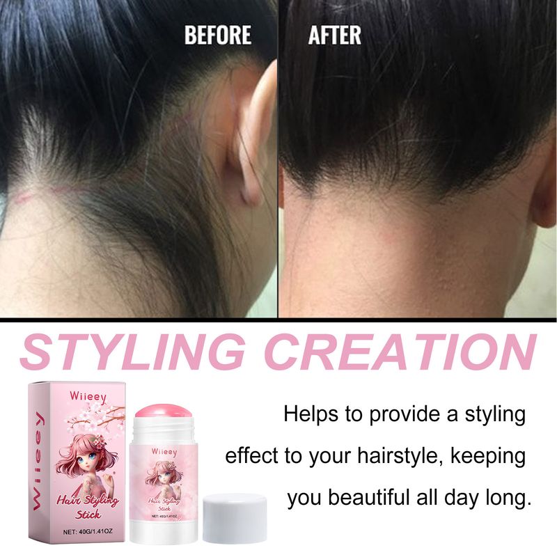 Wiieey cherry blossom flavored styling stick, perm, curl styling, moisturizing, and smoothing hair care to soothe_voghion.com