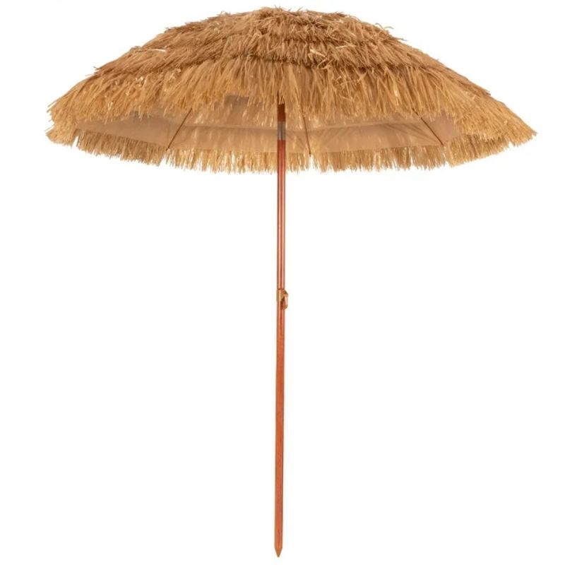 Feet Tiki Adjustable Tilt Portable Beach With Umbrella 6.5 Thatched_voghion.com