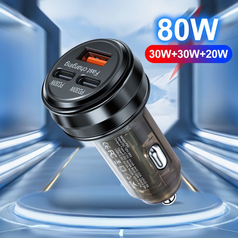 Multi Interface Digital Display, Ultra With Voltage, One To Ten Fast Charging, Car Charging_voghion.com