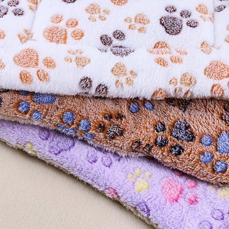 Cat Bed Mat Blanket Thickened Double Layered Plush Pad Dog Blanket Cat Mat Sleeping Pad_voghion.com