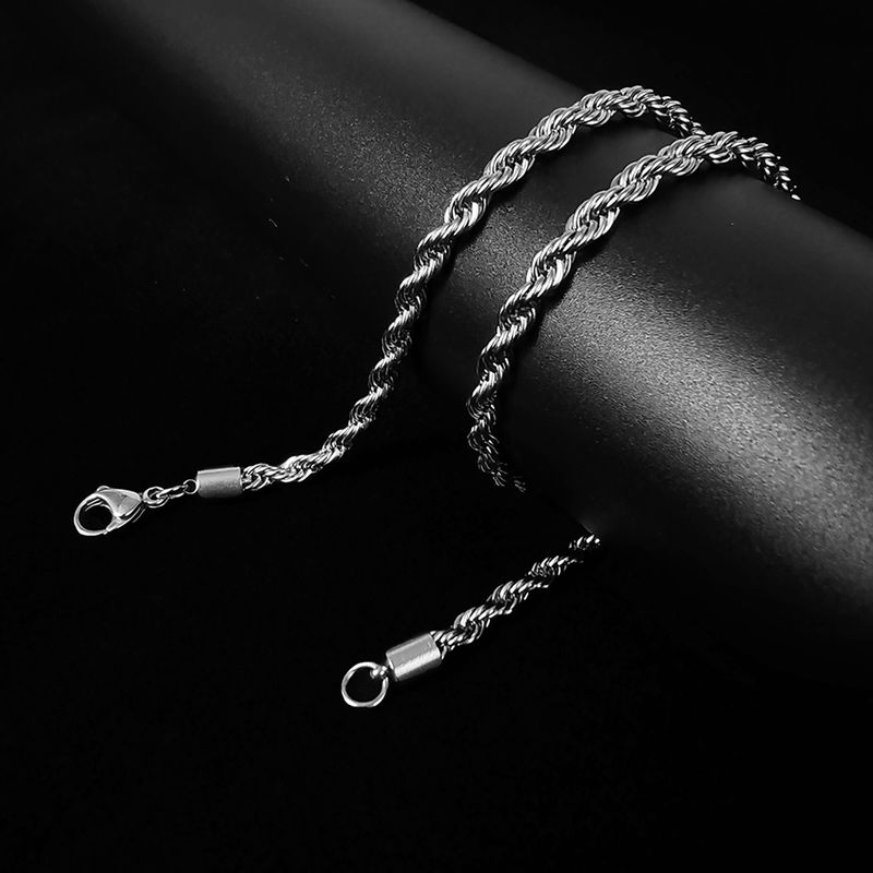2025 Dammode E-MANCO 2/3/4/5mm 316 rostfritt stål rephalsband icke-blekningsvattentätt herr- och damsmycken guldkedja present_voghion.com
