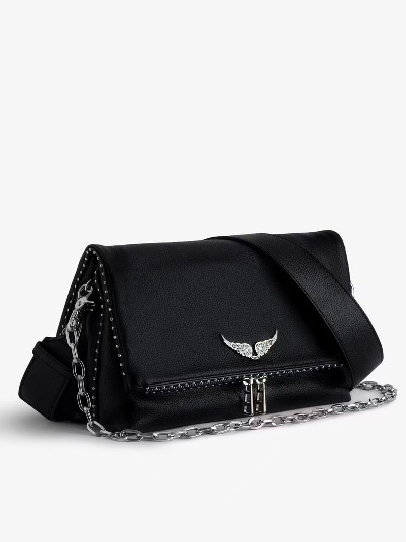 Borsa a tracolla in PU nera, nuova moda 2025, design di lusso, casual, da donna_voghion.com