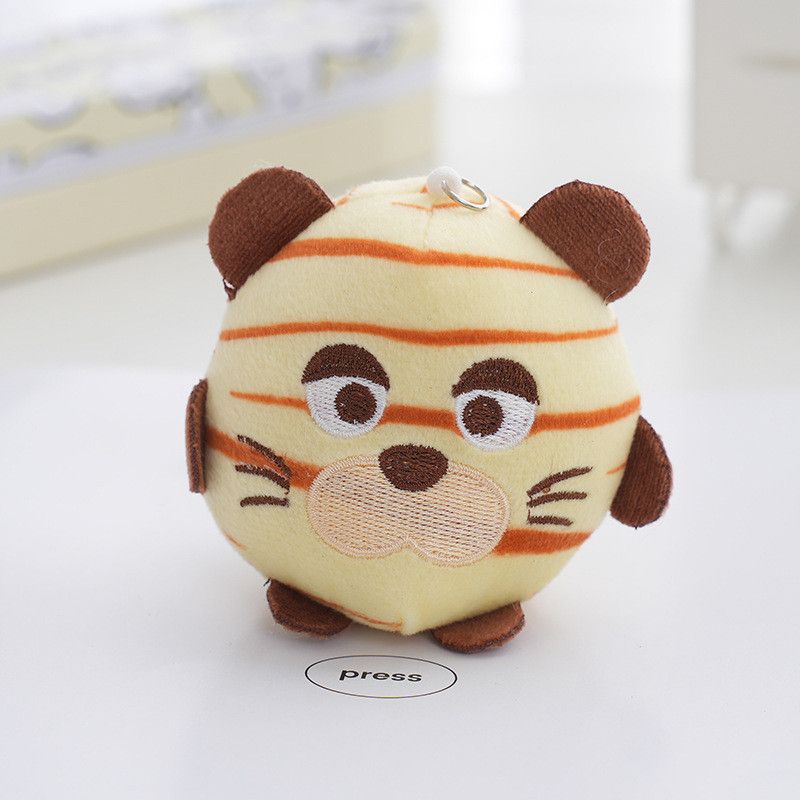 Head Plush Animal Adorable Accessory Cute Stuffed Lion Head For Student Bags_voghion.com