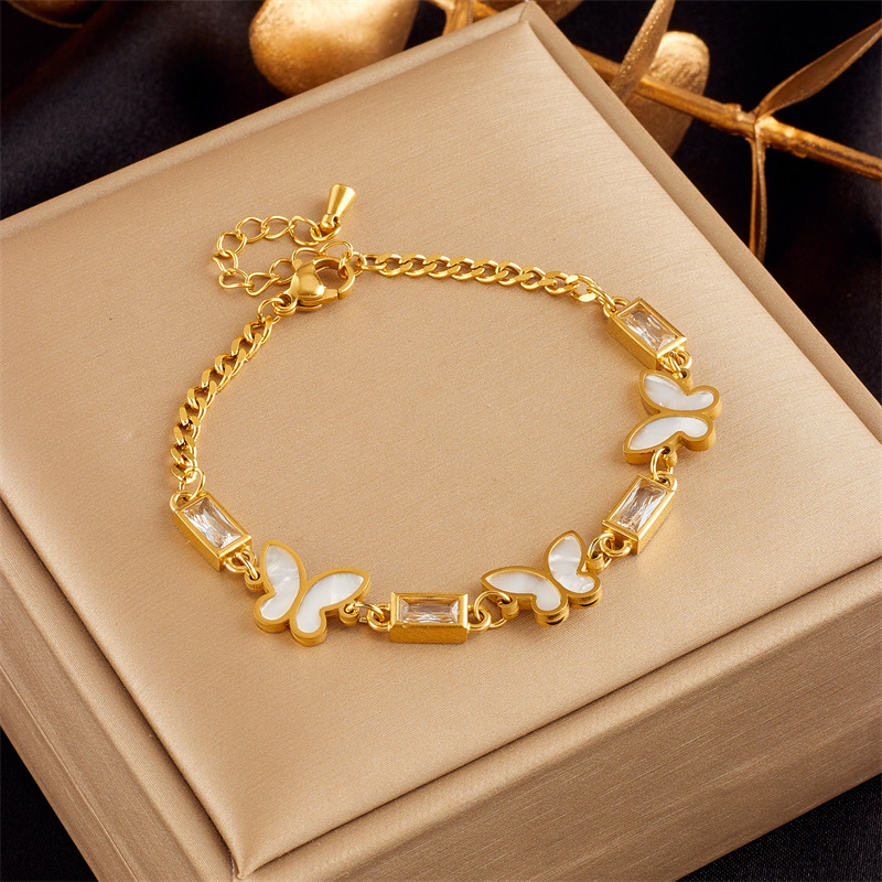 Design de nișă la modă, de înaltă calitate, cu temperament luxos, versatil, placat cu aur, cu fluture, perle, flori, accesorii cu diamante_voghion.com