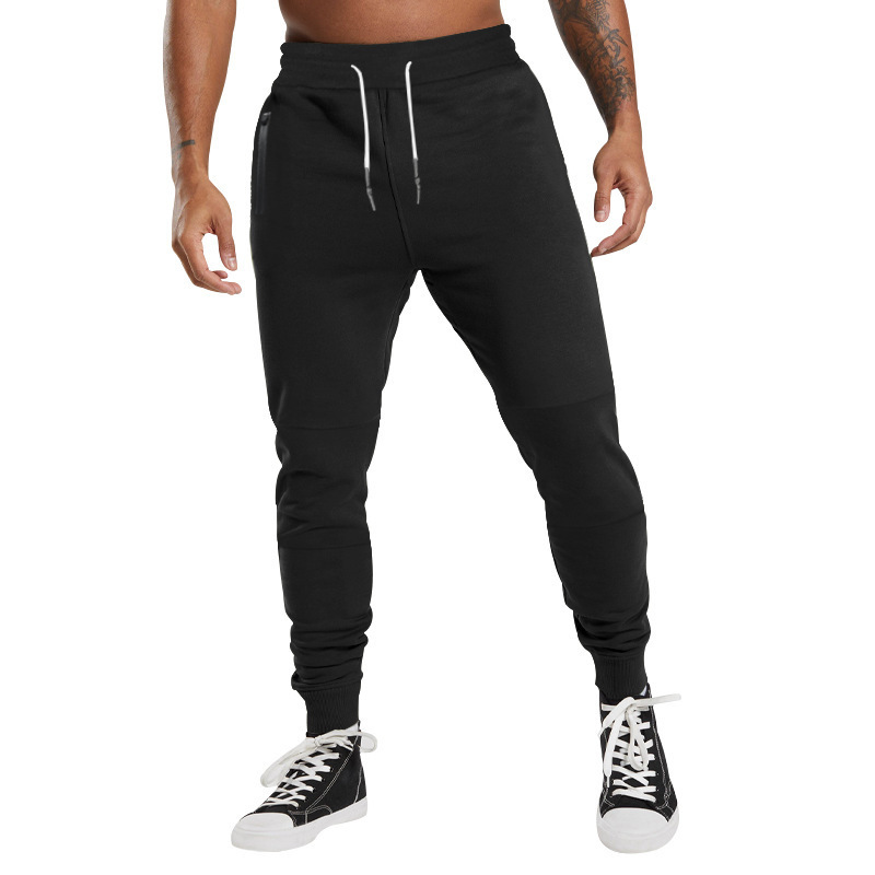 Leichte Jogginghose für Herren, atmungsaktiv, zum Wandern, Joggen, Laufen, Stretch, für Übungen und Workouts, mit Reißverschlusstasche_voghion.com