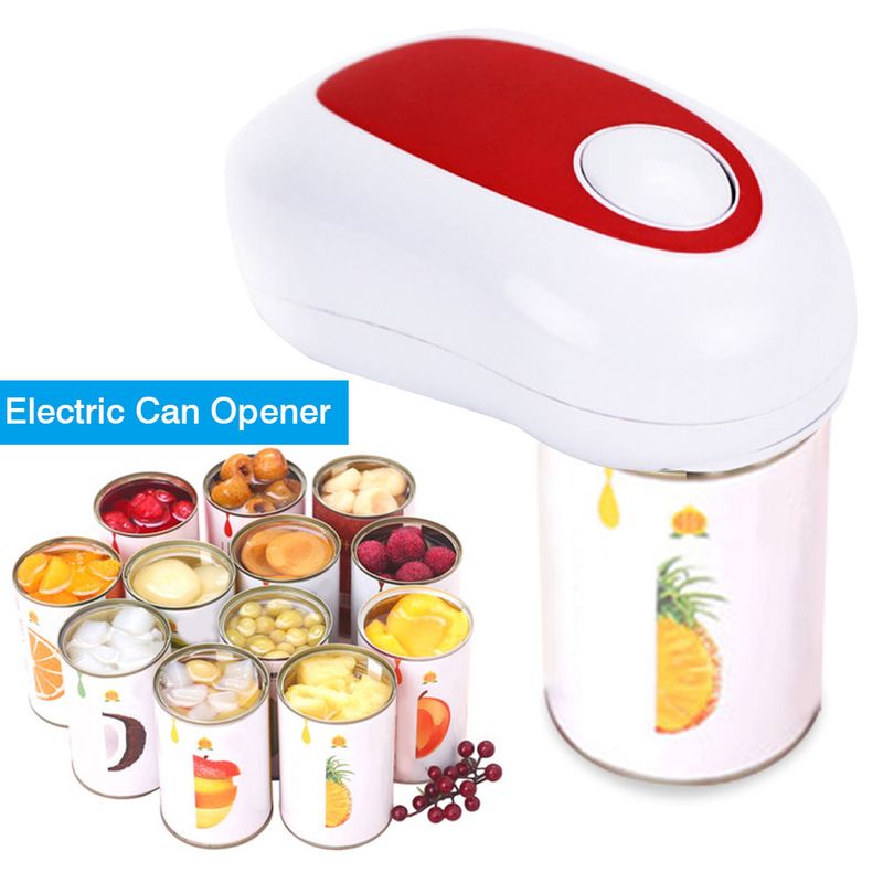 Apriscatole elettrico portatile apriscatole automatico con bordo liscio apriscatole elettrico portatile ergonomico apriscatole per barattoli di latta utensili da cucina_voghion.com