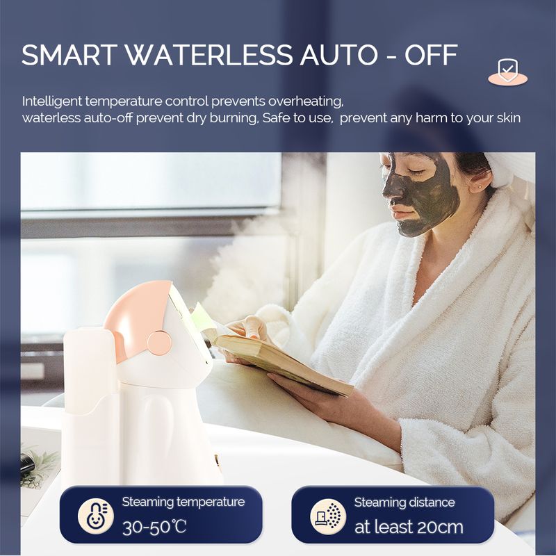 7 luci colorate Nano Hot Spray Steamer Viso Sauna Pori Cleaner Pelle Idratante Umidificatore Aria Viso Casa SPA_voghion.com