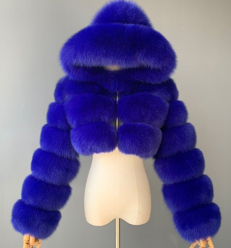 Damen Kunstpelzmantel Kurzer Kunstpelzmantel_voghion.com