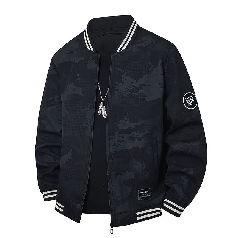 Giacca casual da uomo primavera autunno, nuova stampa lunga 2025_voghion.com