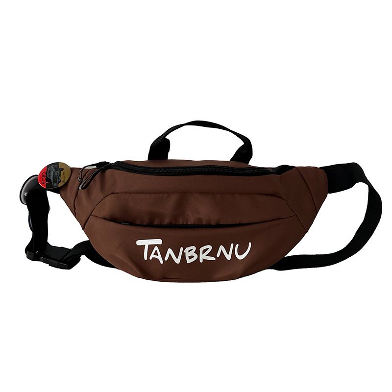 Trendy Fashion New Chest Unisex Simple Letter Waist Niche Design Crossbody Bag_voghion.com