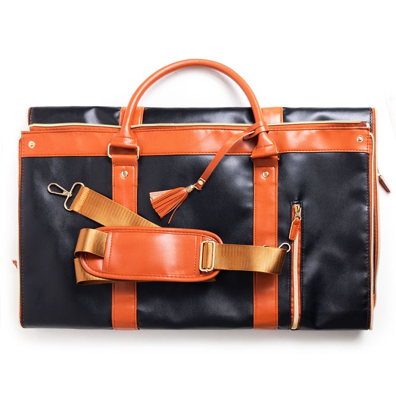 Handheld Foldable Women's Clothing Luggage Outdoor Gym Multifunctional Side Buckle Travel Bag_voghion.com