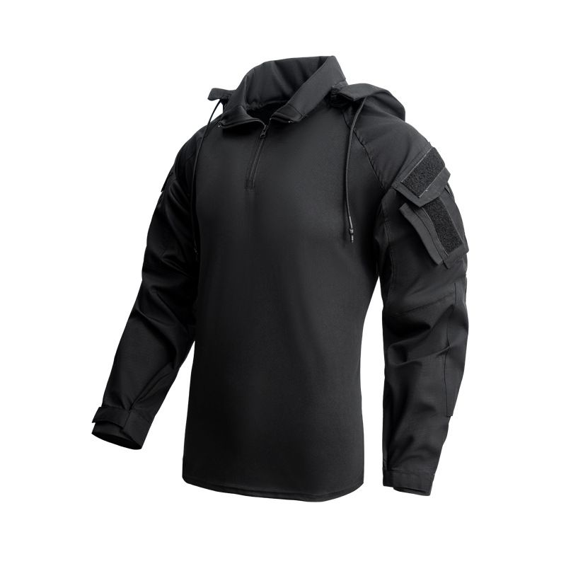 Abbigliamento da uomo primavera e autunno, top a maniche lunghe, tuta da rana sottile da uomo, uniforme mimetica traspirante e resistente all'usura, uniforme da allenamento CS_voghion.com