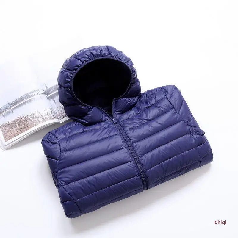 Lightweight And Padded Cotton Winter Jacket For Men, Authentic And Guaranteed, High Neck, Short, Hooded, Portable_voghion.com