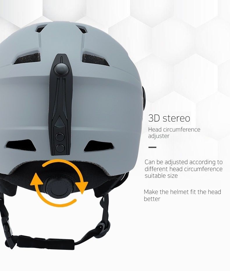 2024 Neuer Skispiegel Integrierter Outdoor-Sport Erwachsener Einzel-/Doppelbrett Warmer Schneehelm_voghion.com