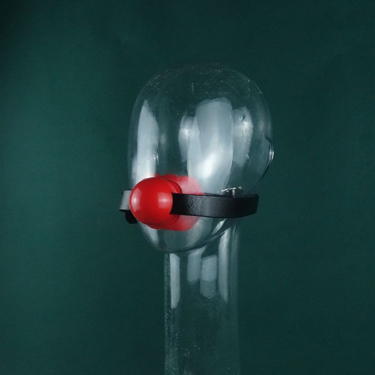 Abaisse-langue fixe invisible en silicone, accessoire de bâillon SM forcé, boule, plug buccal sexy_voghion.com