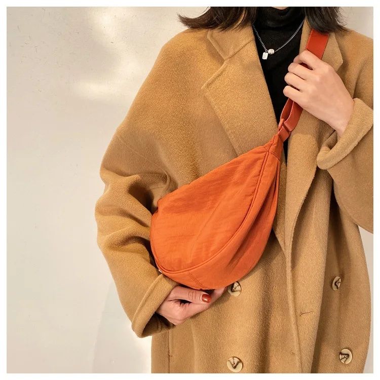 Borse a tracolla casual in nylon Hobos per donna, borse a tracolla firmate, grande capacità, borsa da viaggio per signora, borse da donna_voghion.com