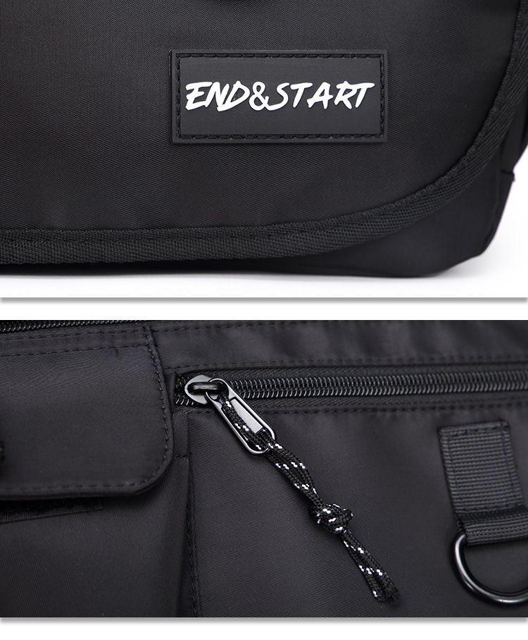 Vīriešu modes zīmola plecu soma ar lielu ietilpību, elastīga un viegli vadāma mugursoma, paredzēta studentiem un studentiem, kas nēsā mugursomu pār plecu._voghion.com