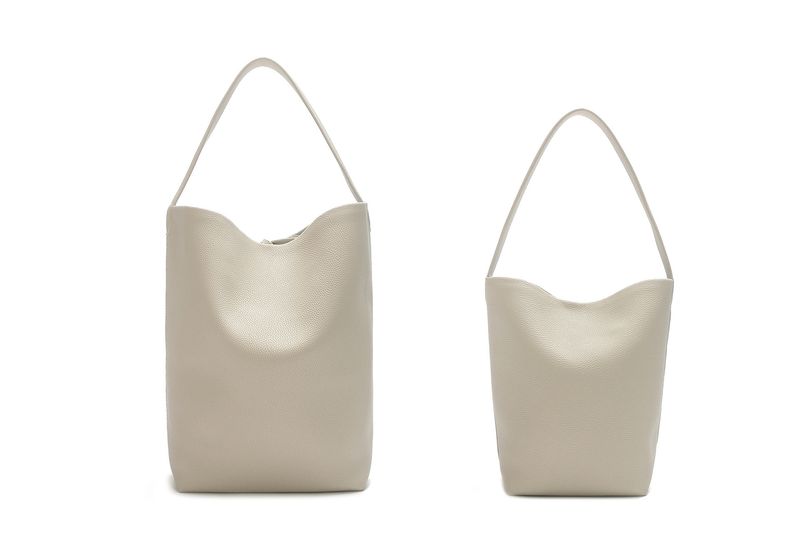 Borsa a tracolla TR morbida in pelle per donna, 2024, nuova, in vera pelle, con motivo litchi, tracolla singola, grande capacità, secchiello per laptop_voghion.com