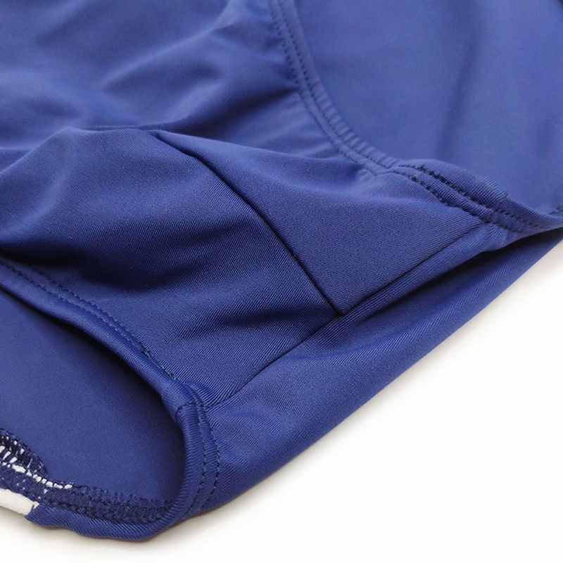 UXH Herren-Badehose im schlichten Farbblock-Stil, modisch, sexy, zum Schwimmen, Bräunen, körperformend, dreieckiger Slip für Männer_voghion.com