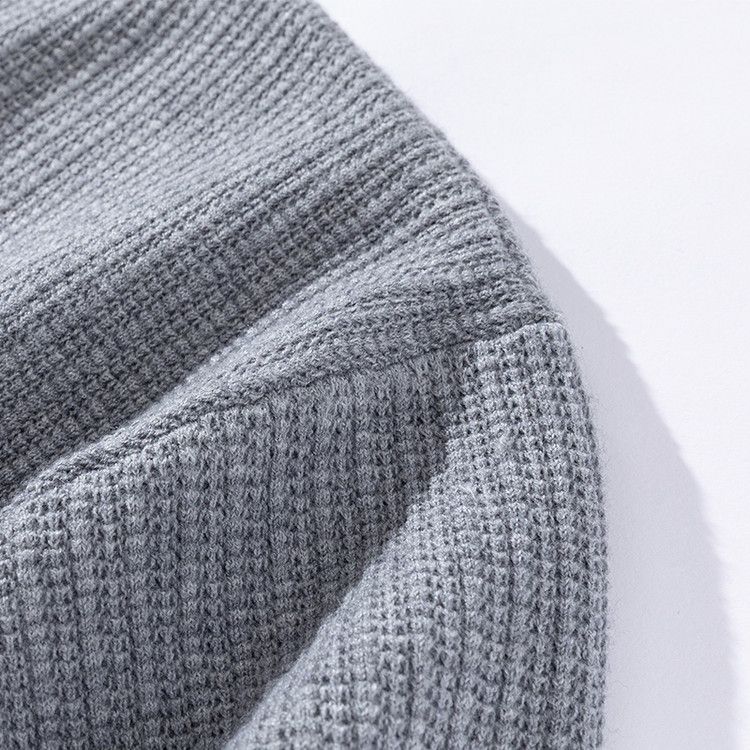 Lässiger Herren-Strickcardigan – Weicher und warmer Langarmpullover mit offener Vorderseite für Herbst und Winter (Schwarz, Khaki) – Größen M bis XXXL_voghion.com