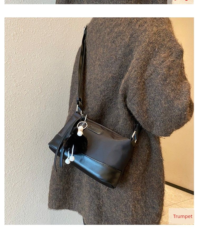 Fall And Winter Multi-Layer Crossbody Abrasion Resistant Waterproof Outdoor Women's Nylon Cloth Minimalist Korean-Style_voghion.com